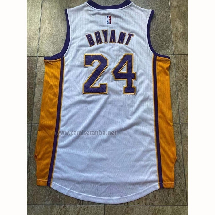 Camiseta Los Angeles Lakers Kobe Bryant #24 Blanco